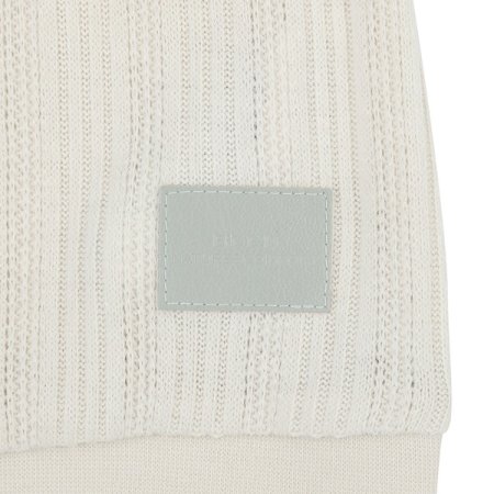 아이보리 라운드 니트티셔츠