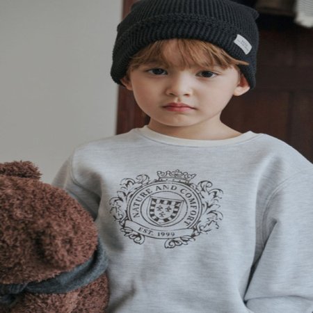 그레이 맨투맨 티셔츠