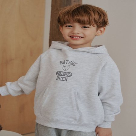 그레이 후드 맨투맨 티셔츠