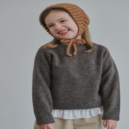 브라운 라글란 티