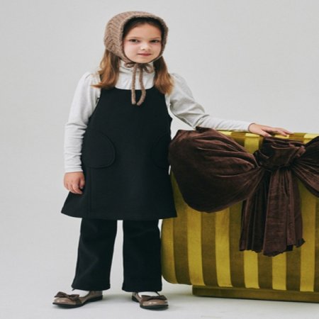 블랙 부츠컷 져지팬츠