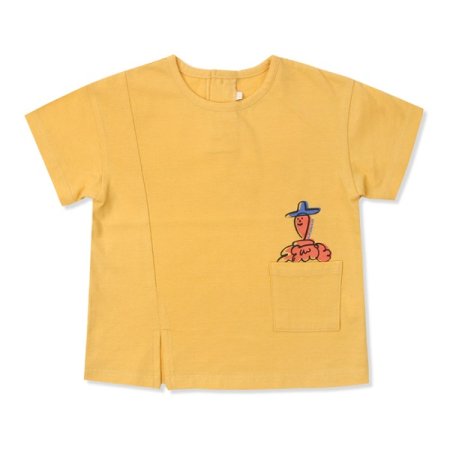 슬릿반소티셔츠옐로우