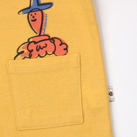 슬릿반소티셔츠옐로우