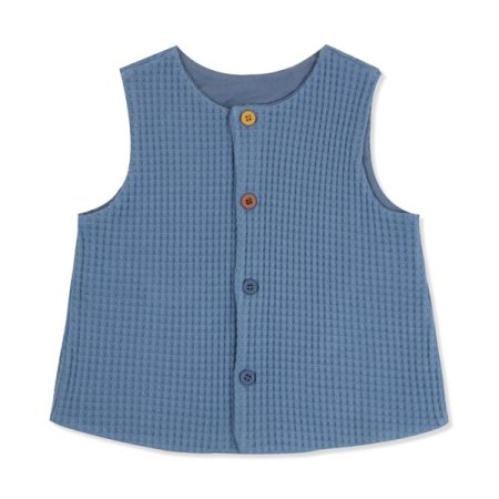 오가닉맘  MGZLVE02_체크덴조끼