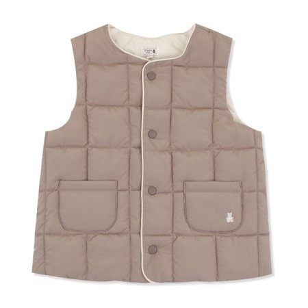 모카스퀘어경량패딩조끼