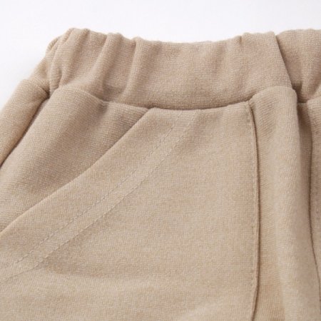 베이지다트저지팬츠