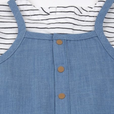 데님ST칠부오버올세트