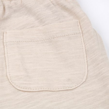 베이지솔리드반바지