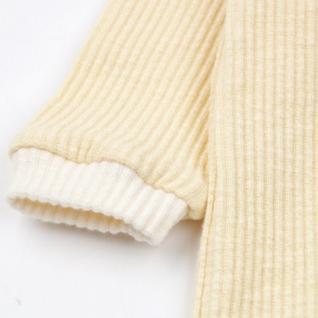 옐로턱받이세트긴소우주복