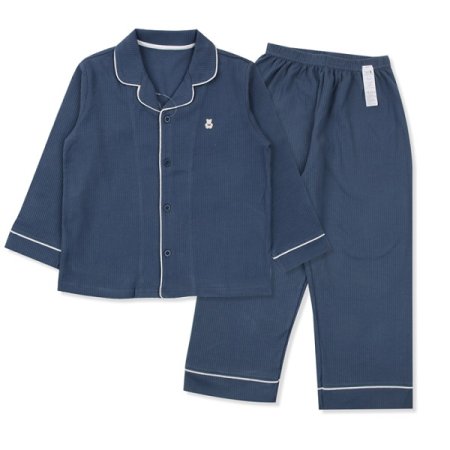 골지블루긴소아동잠옷