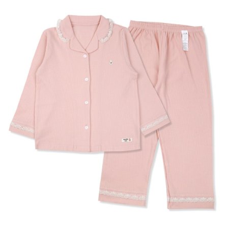 골지핑크긴소아동잠옷