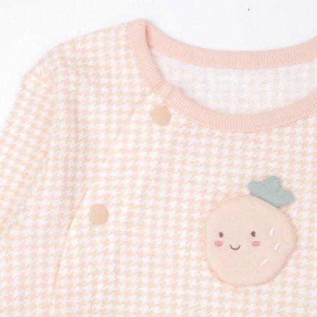 베리체크긴소바디수트모자세트