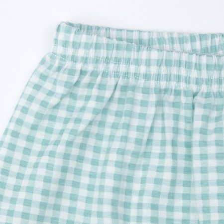 민트체크반소아동잠옷