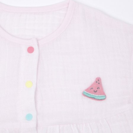 거즈핑반소바디수트