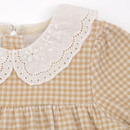 옐로우체크긴소원피스