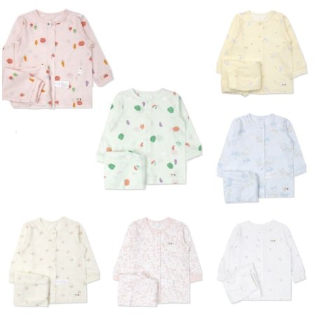 아롱다롱 유아긴팔내의 7종