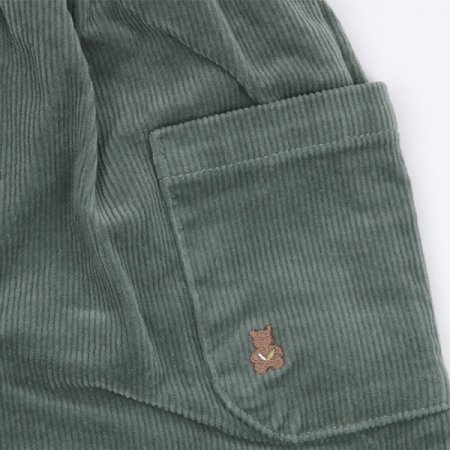 그린코듀로이배기팬츠
