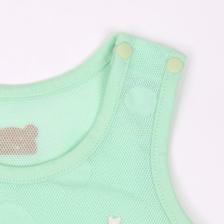 화이트그린도트런닝바디수트세트