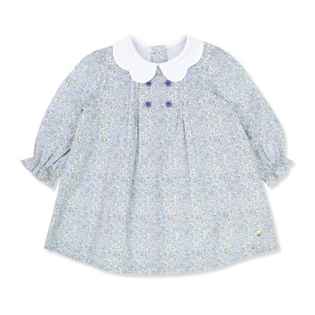 블루플라워긴소원피스