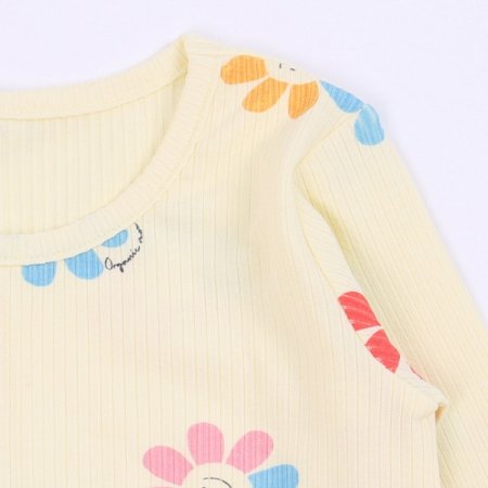 꽃스마일긴소아동내의