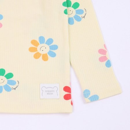 꽃스마일긴소아동내의