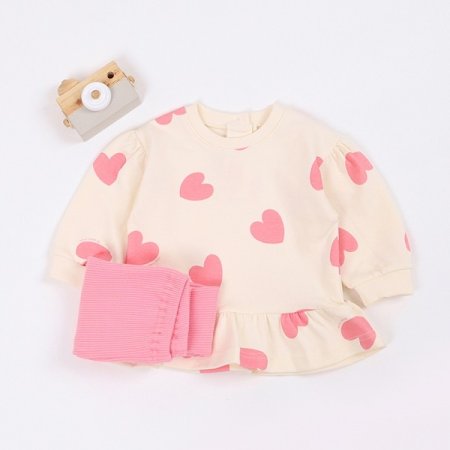 핑크하트긴소이지웨어