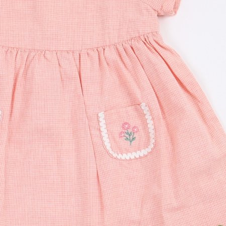 유아 라인체크반소원피스