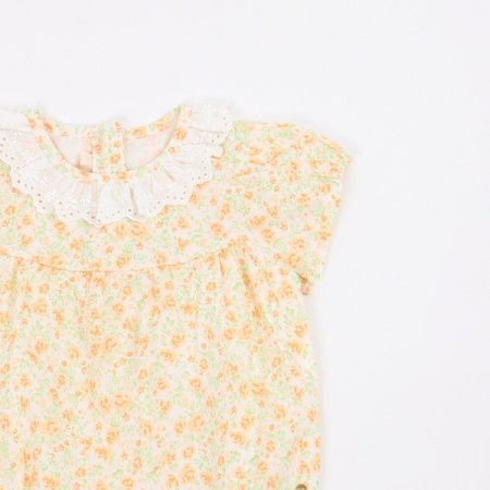 레이스꽃반소바디수트