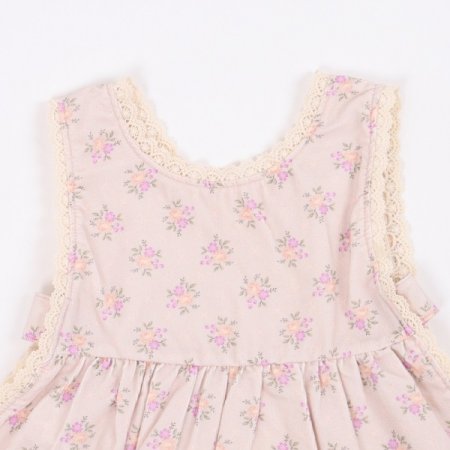 유아 핑크니턱받이겸용조끼