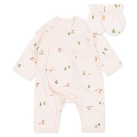 미니워니배내가운손싸개세트