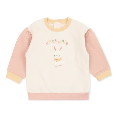 꼬뜨니배색긴소맨투맨티