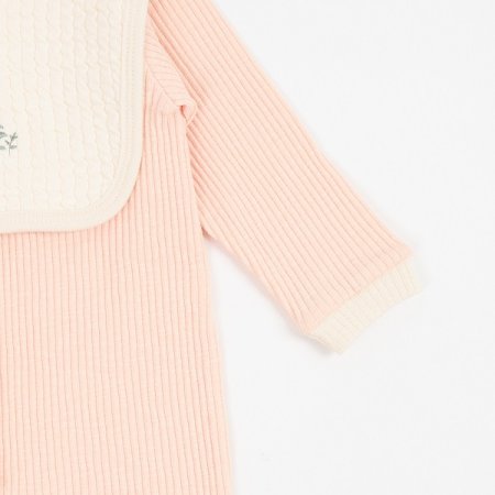 꼬뜨니긴소우주복턱받이세트