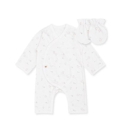 베이비뱀뱀배내가운손싸개세트