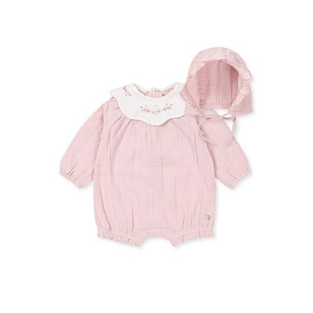 로지플라워스칼럽긴소바디수트