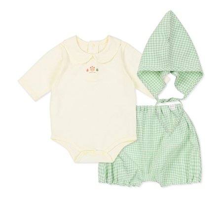 그린체크칠부바디수트