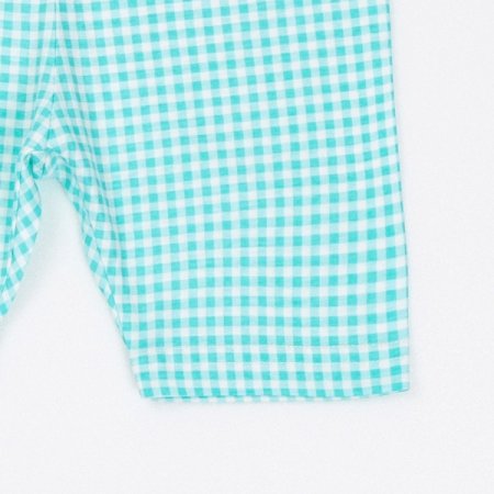 오가닉맘 민트체크워니칠부이지웨어