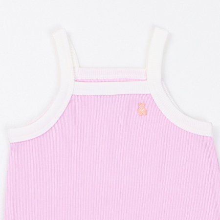 핑크레인면모달끈소바디수트