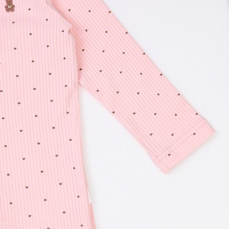 핑크하트면모달긴소내의