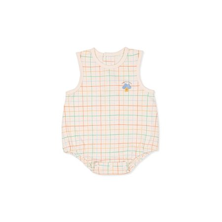 멀티핀체크민소바디수트