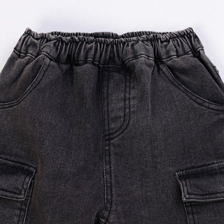 스웨기블랙데님팬츠