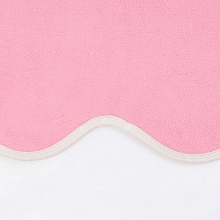 핑크포근플리스수면조끼