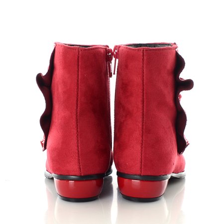 보석프릴앵클부츠