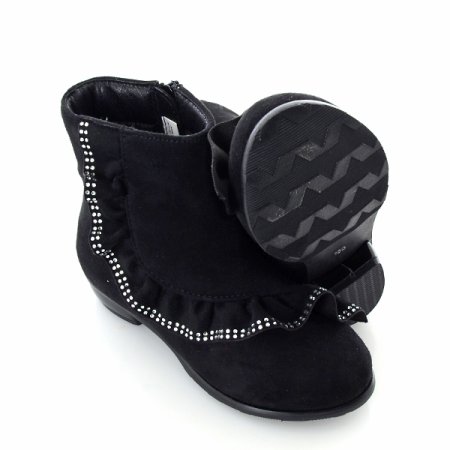 보석프릴앵클부츠