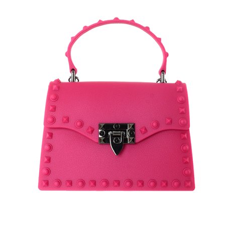 스터드무광젤리사첼가방