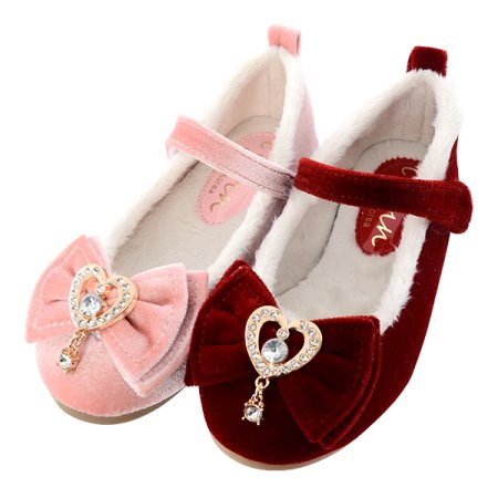 여아벨벳겨울구두