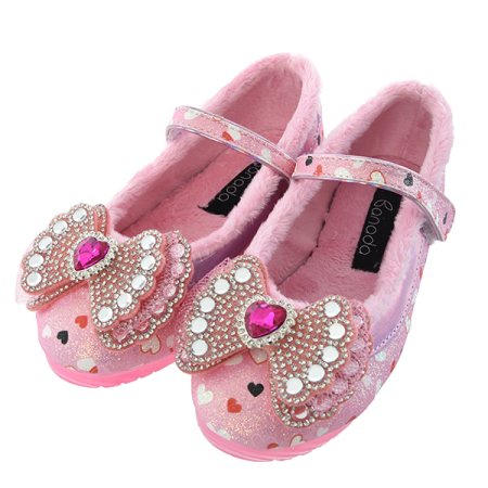 보니슈하트보석리본LED구두