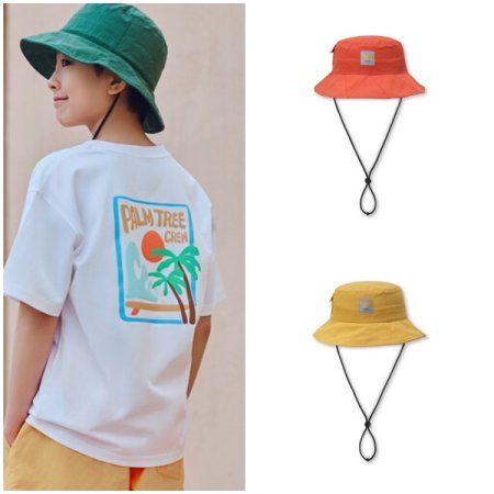 탑텐키즈  테마 썸머캠프 화섬 포켓 버킷햇