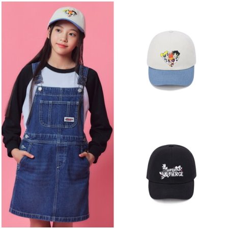 탑텐키즈 여아 파워퍼프걸 볼캡FW