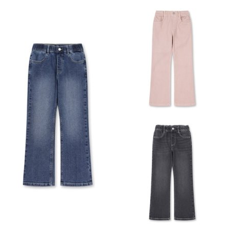 여아 에코 부츠컷 데님 팬츠