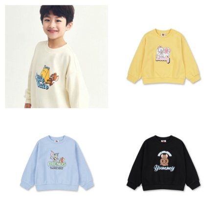 공용톰과제리 라이트 테리 스웨트셔츠